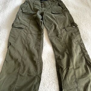 Hollister Olive Cargo Pants